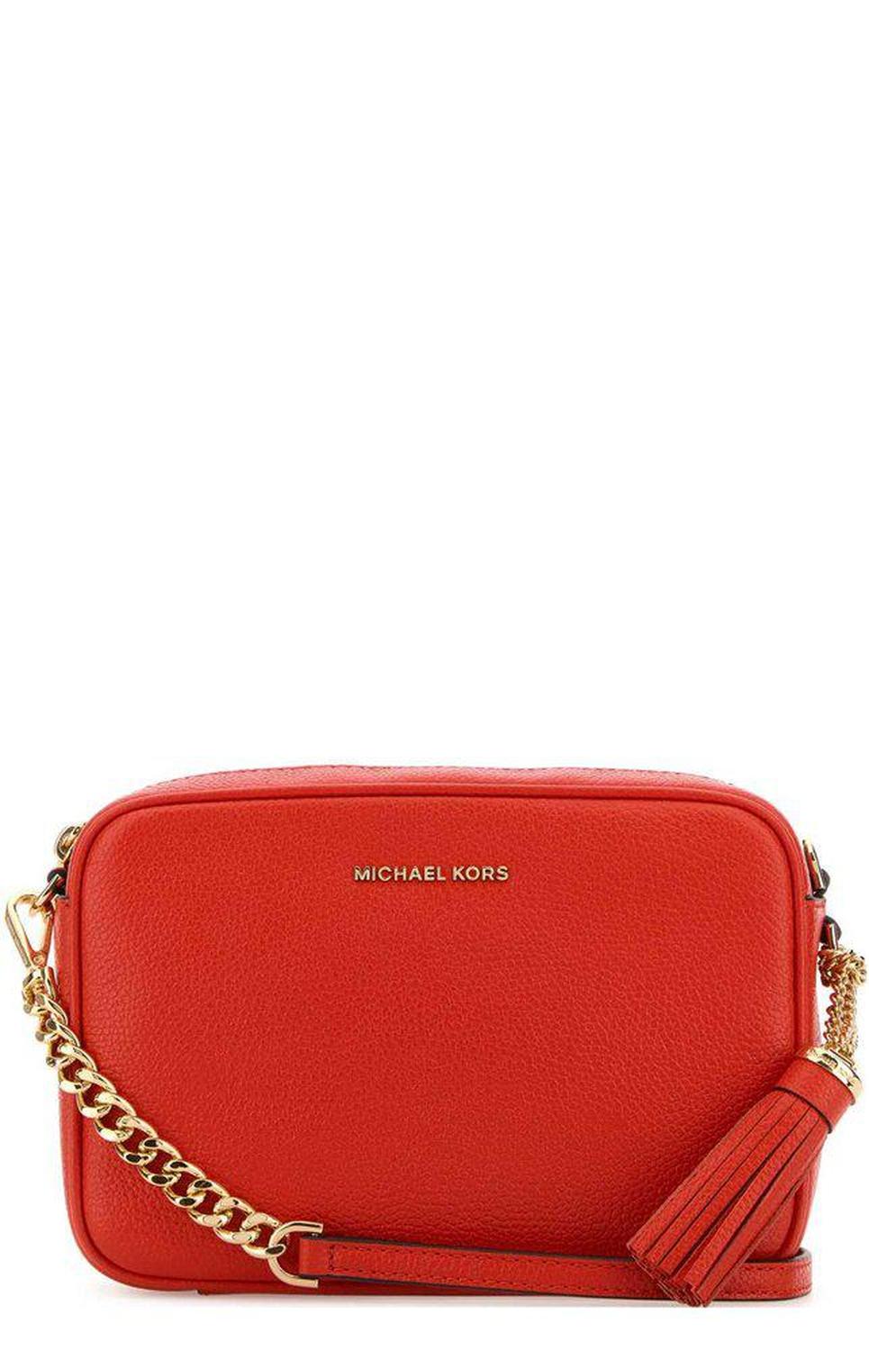 Michael Michael Kors Logo Plaque Zipped Crossbody Bag