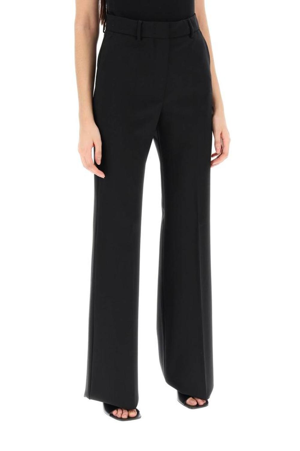 Sportmax Oxalis Flared Pants In Light Wool