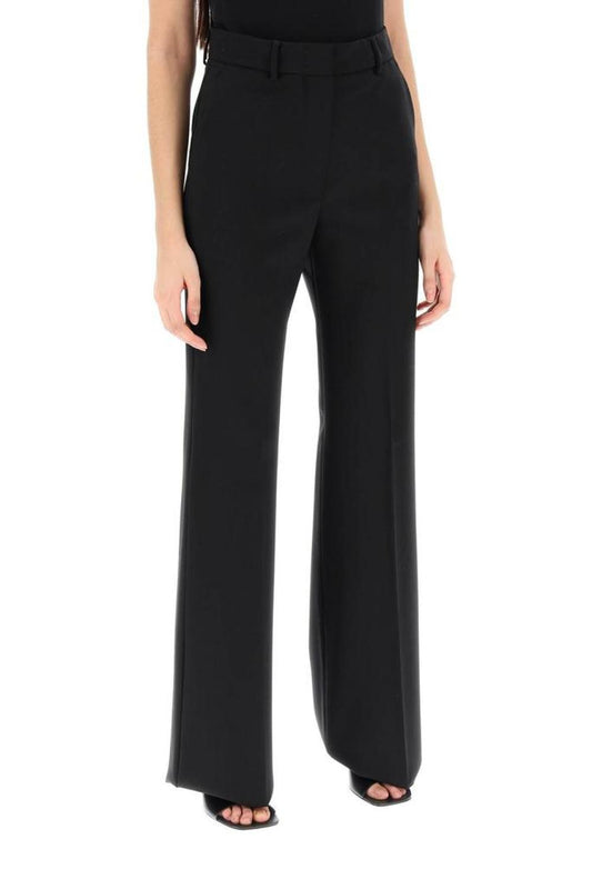 Sportmax Oxalis Flared Pants In Light Wool