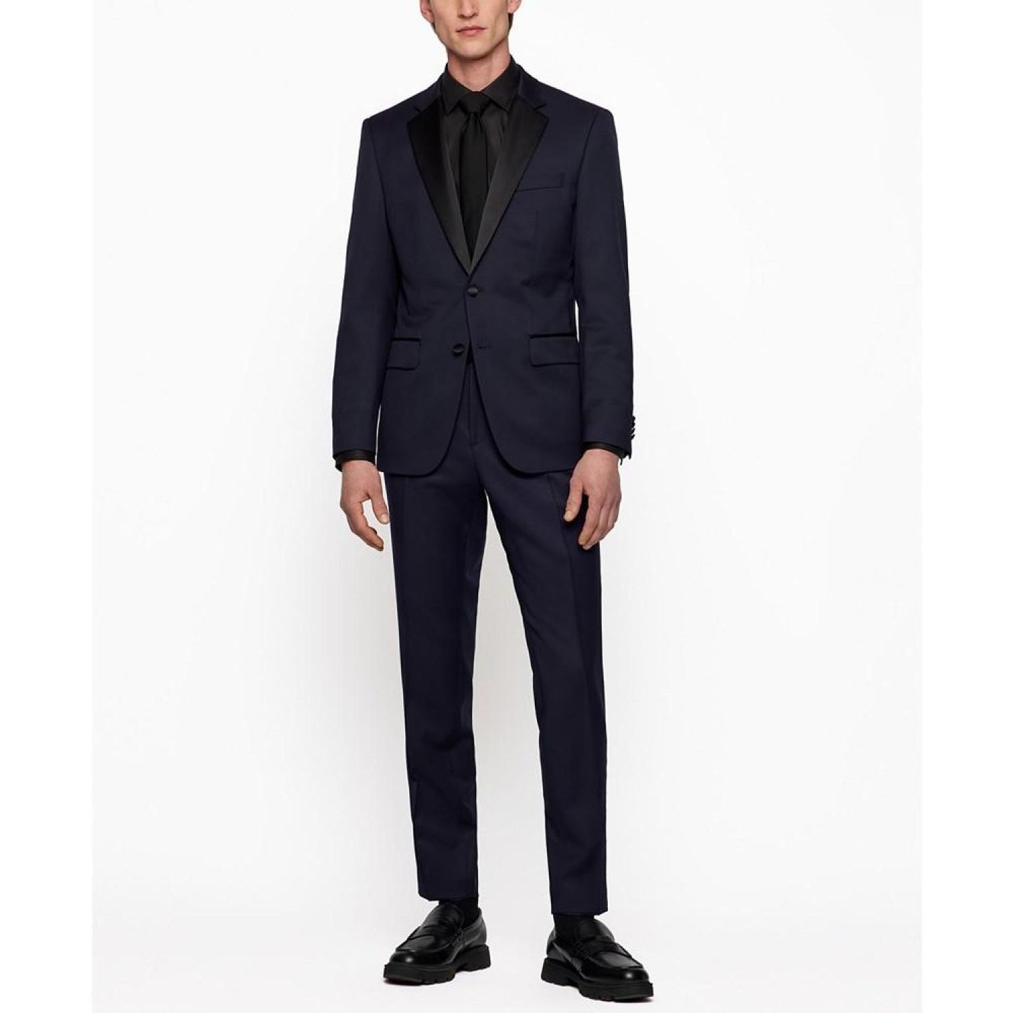 Men's Slim-Fit Tuxedo Trousers