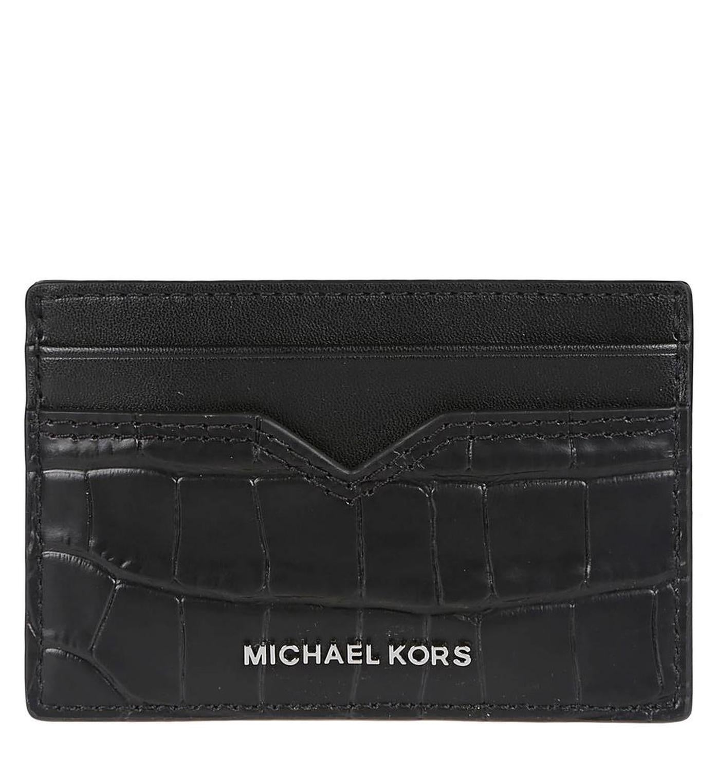 Michael Kors Logo-Lettering Embossed Cardholder