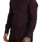 Dolce & Gabbana Regal Purple Slim Fit Dress Shirt