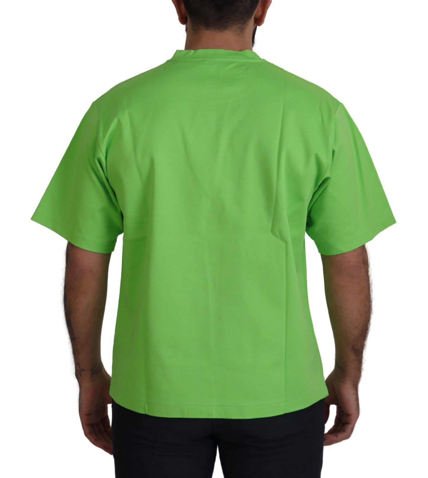 Dolce & Gabbana Chic Green Crewneck Short Sleeve Tee