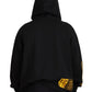 Dolce & Gabbana Elegant Black Cotton Hooded Sweater