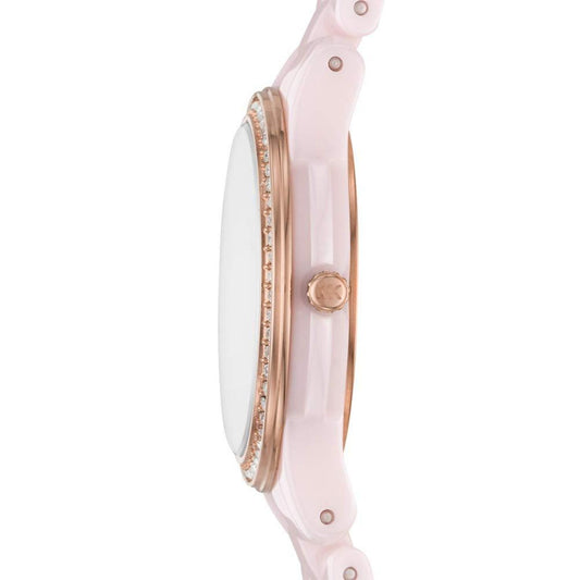 Michael Kors Runway MK6622 Women's Pink-Tone Quartz 28mm Watch