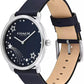 Women's Elliot Navy Leather Strap Watch