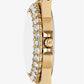 Mini Lennox Pavé Gold-Tone Watch