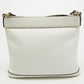 Kate Spade White Leather Lasercut Messenger Bag