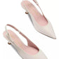 Women's Riley Slingback Kitten-Heel Pumps