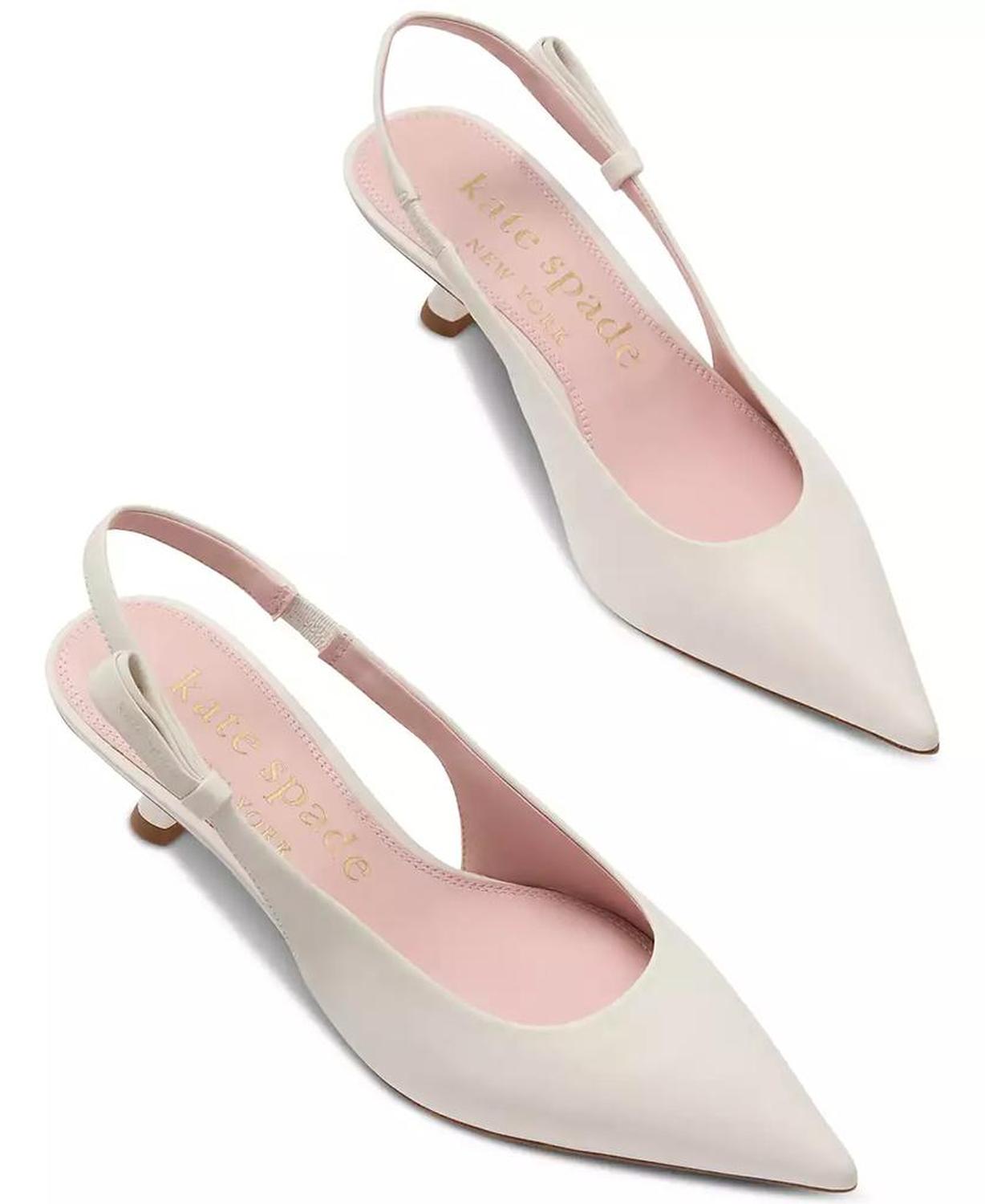 Women's Riley Slingback Kitten-Heel Pumps