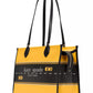 Manhattan Taxi Printed PVC Large Market Tote