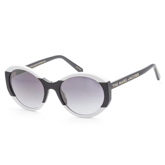 Women's 56mm Black and White Sunglasses