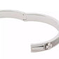 Silver-Tone Heritage Bloom Bangle Bracelet