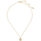 Gold-Tone Stone Orb Mini Pendant Necklace, 16" + 3" extender