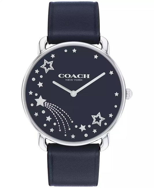 Women's Elliot Navy Leather Strap Watch