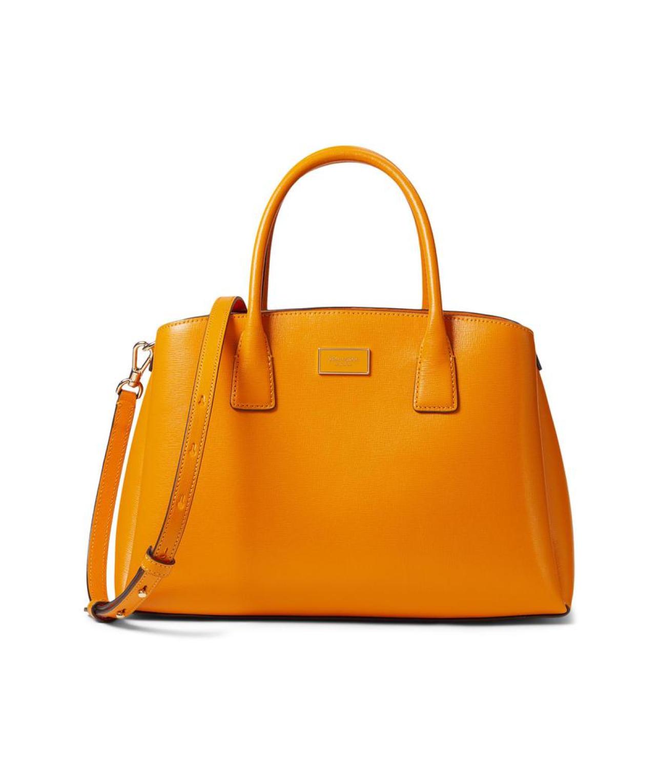 Serena Saffiano Leather Satchel