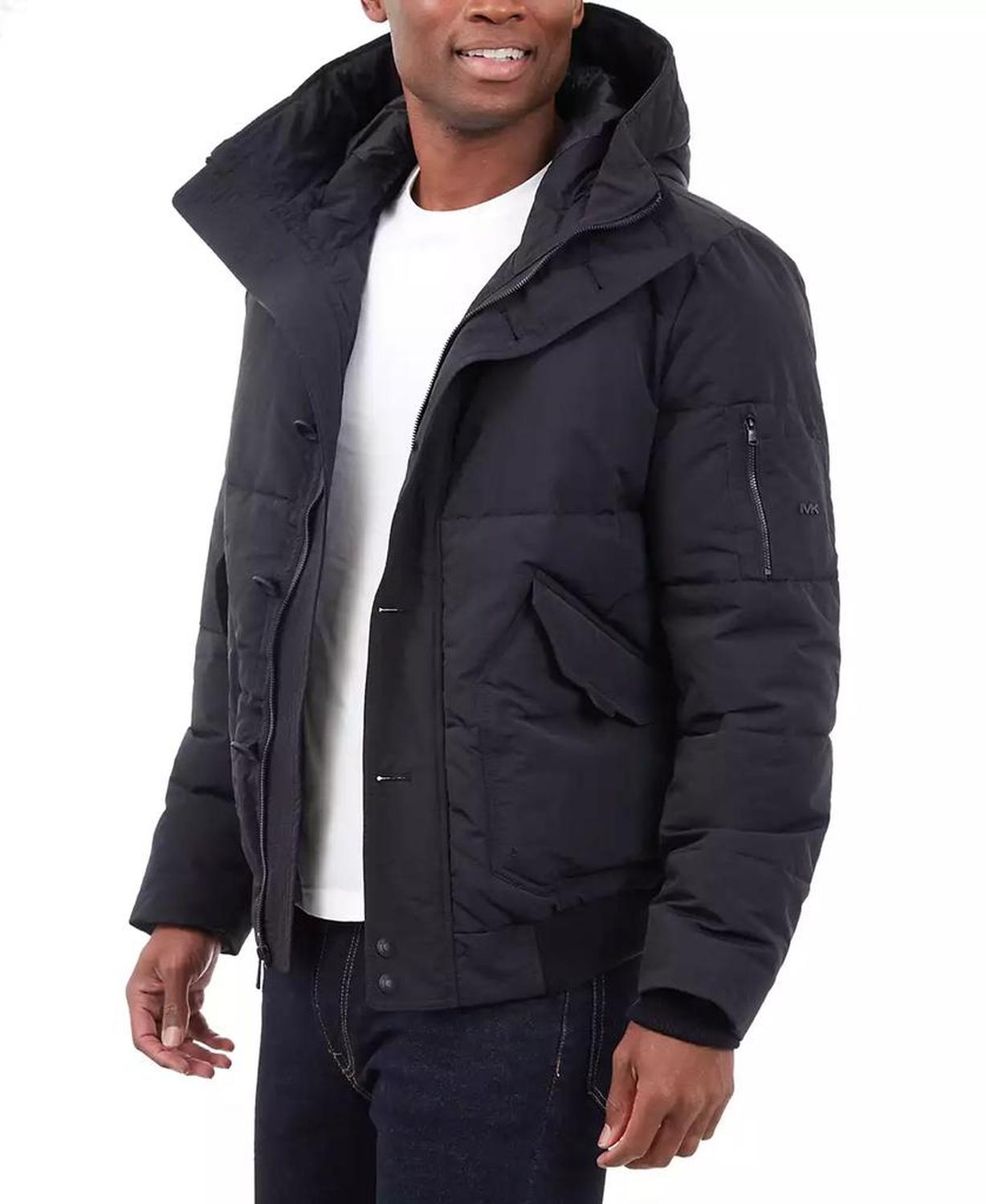 Men's Crinkle Nylon Heavy Short Snorkel Coat