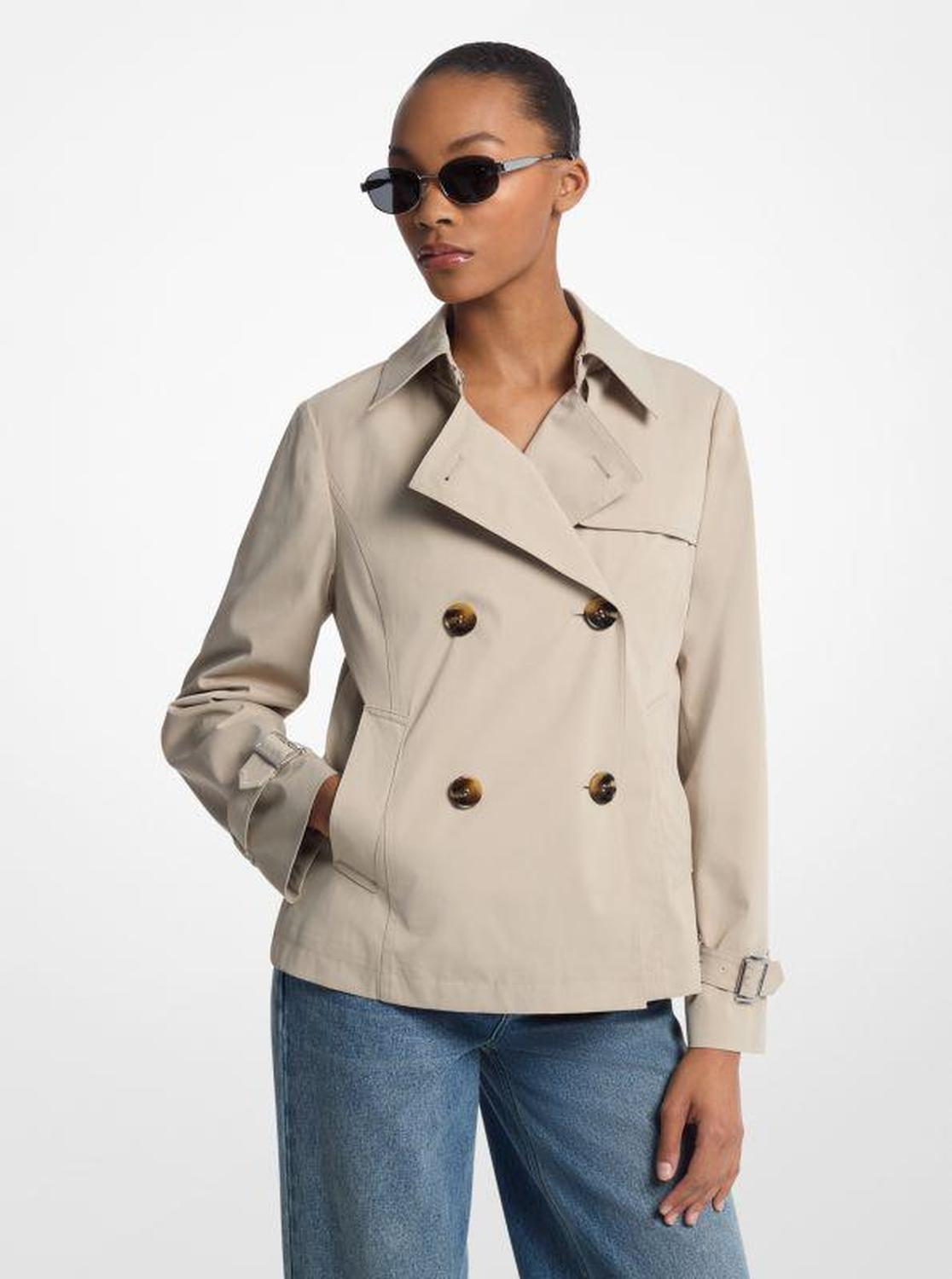 Cropped Trench Coat