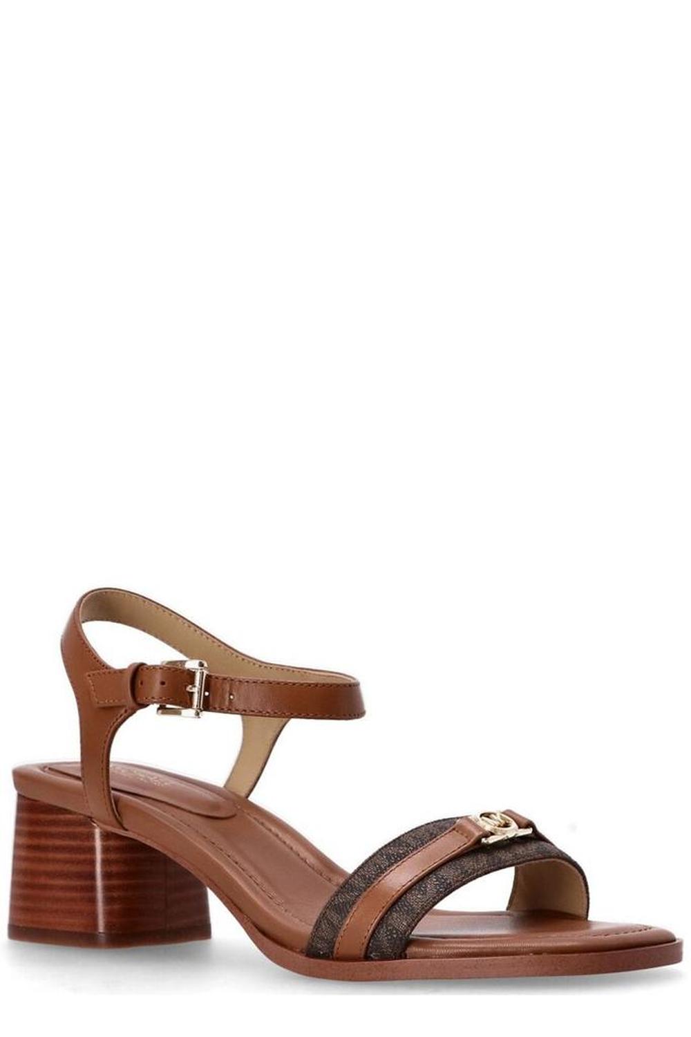 Michael Kors Mandy Signature Logo Sandals