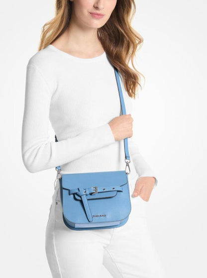 Emilia Small Pebbled Leather Crossbody Bag