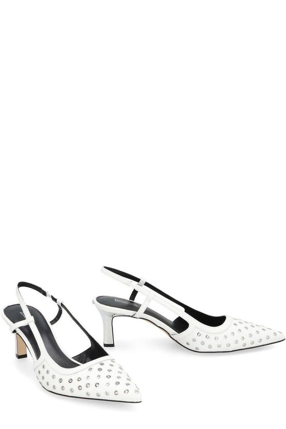 Michael Michael Kors Alora Grommeted Slingback Pumps