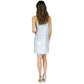 Women's Metallic-Print Sequined Chain Mini Dress