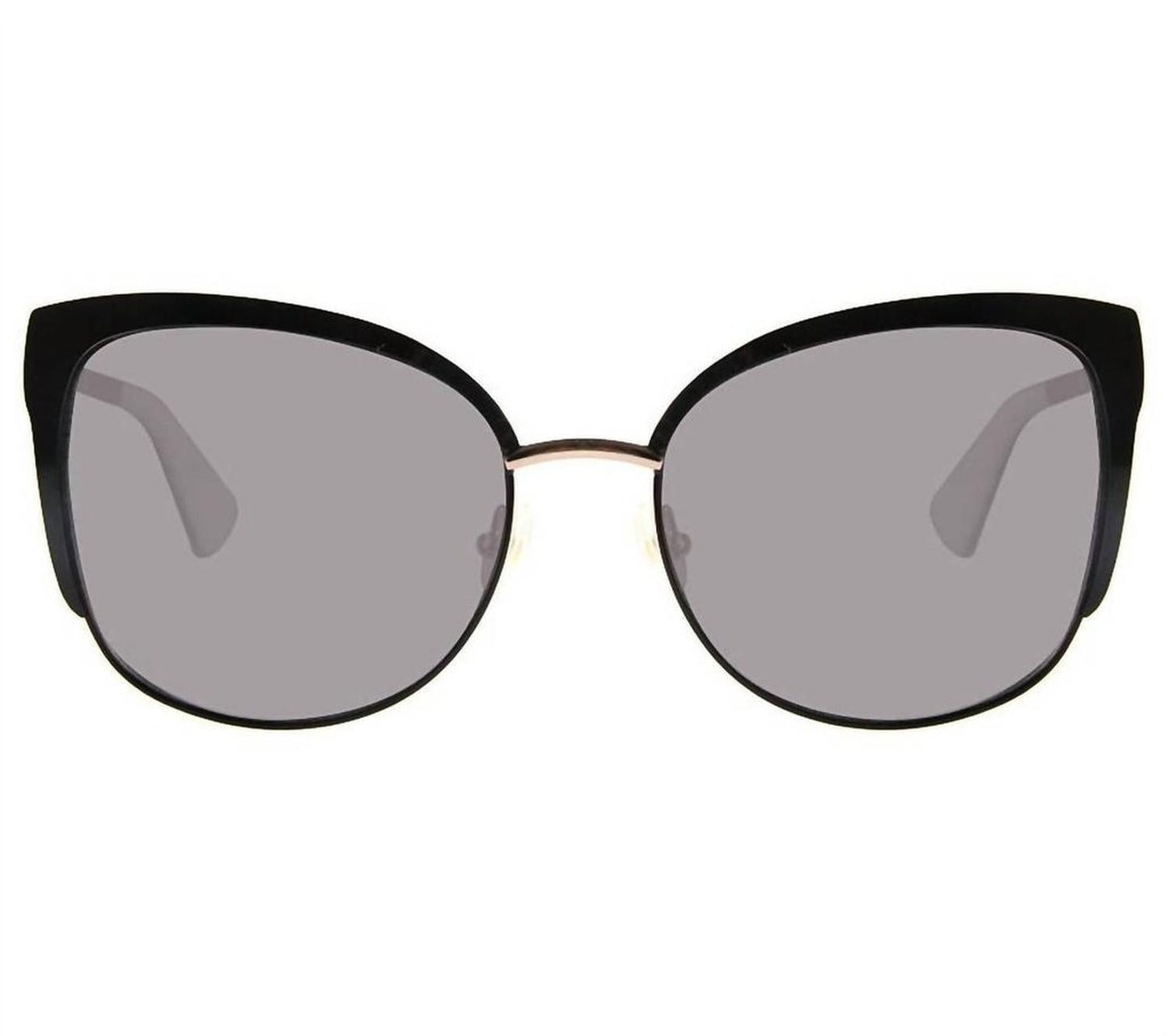 Women's Genice/s Sunglasses In Black Gold/gray Gradient Lens