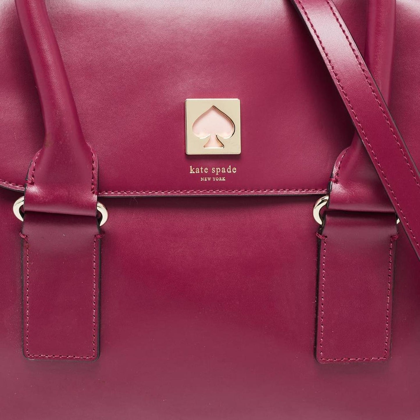 Kate Spade Fuchsia Leather Satchel