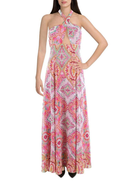 Normani Womens Chiffon Long Maxi Dress