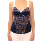 Dolce & Gabbana Blue Sailor Motif Stretch Tank Top