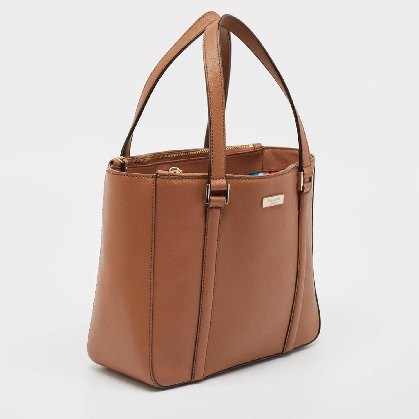 Kate Spade Brown Leather Newbury Lane Tote