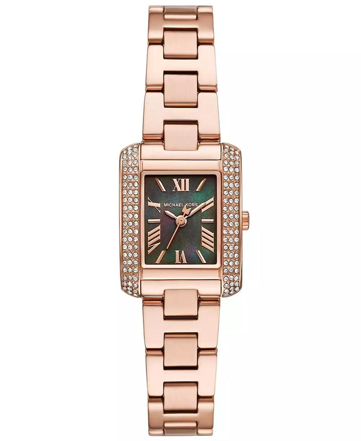 Women's Emery Three-Hand Rose Gold-Tone Stainless Steel Watch 22mm