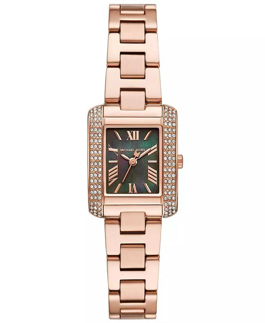 Women's Emery Three-Hand Rose Gold-Tone Stainless Steel Watch 22mm