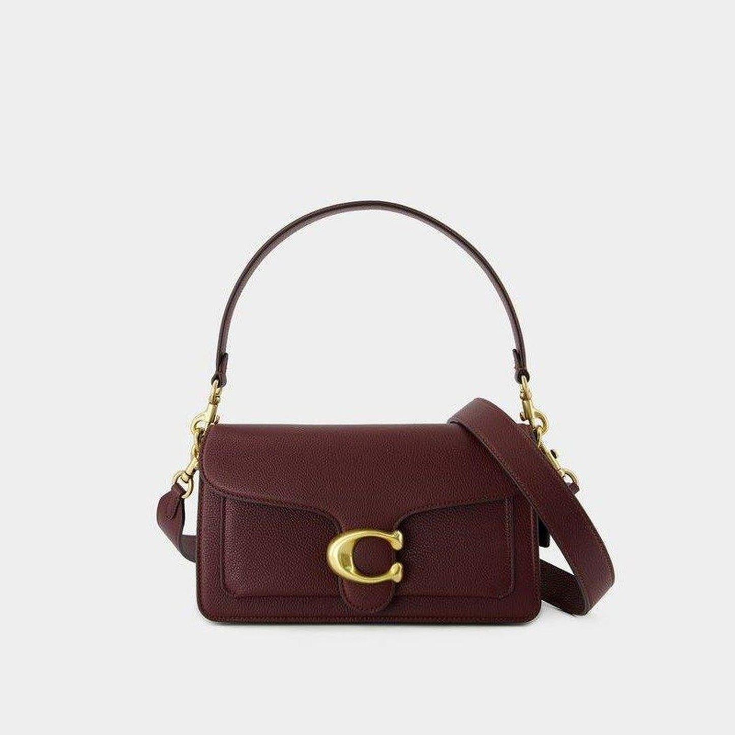 Coach Tabby 26 Logo Plaque Shoulder Bag