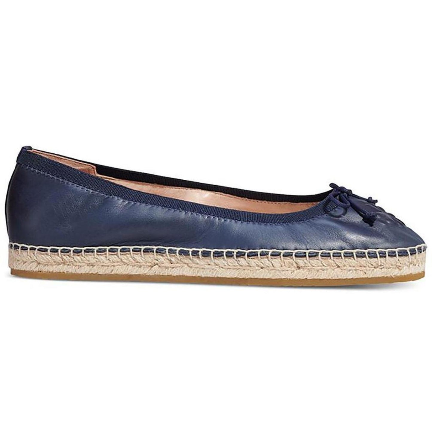 Club House Espadrille Womens Bow Leather Espadrilles