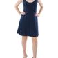 Womens Scoopneck Knee Fit & Flare Dress