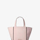 Lunar New Year Jordi Small Denim-Printed Leather Tote Bag