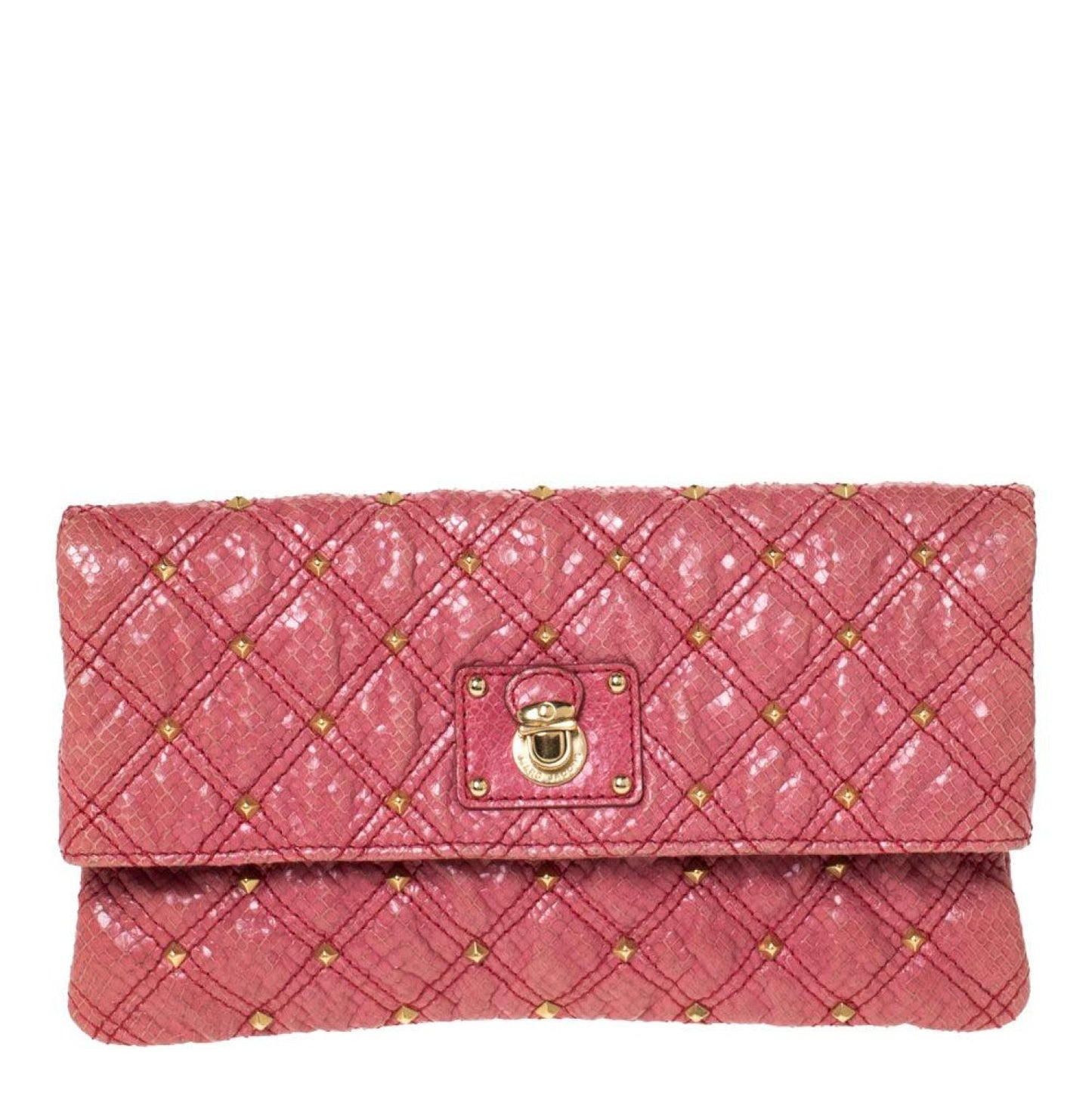 Marc Jacobs Studded Leather Eugenie Clutch