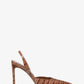 Martine Crocodile Embossed Leather Pump