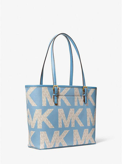 Jet Set Medium Graphic Logo Tote Bag