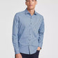 Men's Slim-Fit Stretch Halo Stripe Long-Sleeve Button-Down Shirt