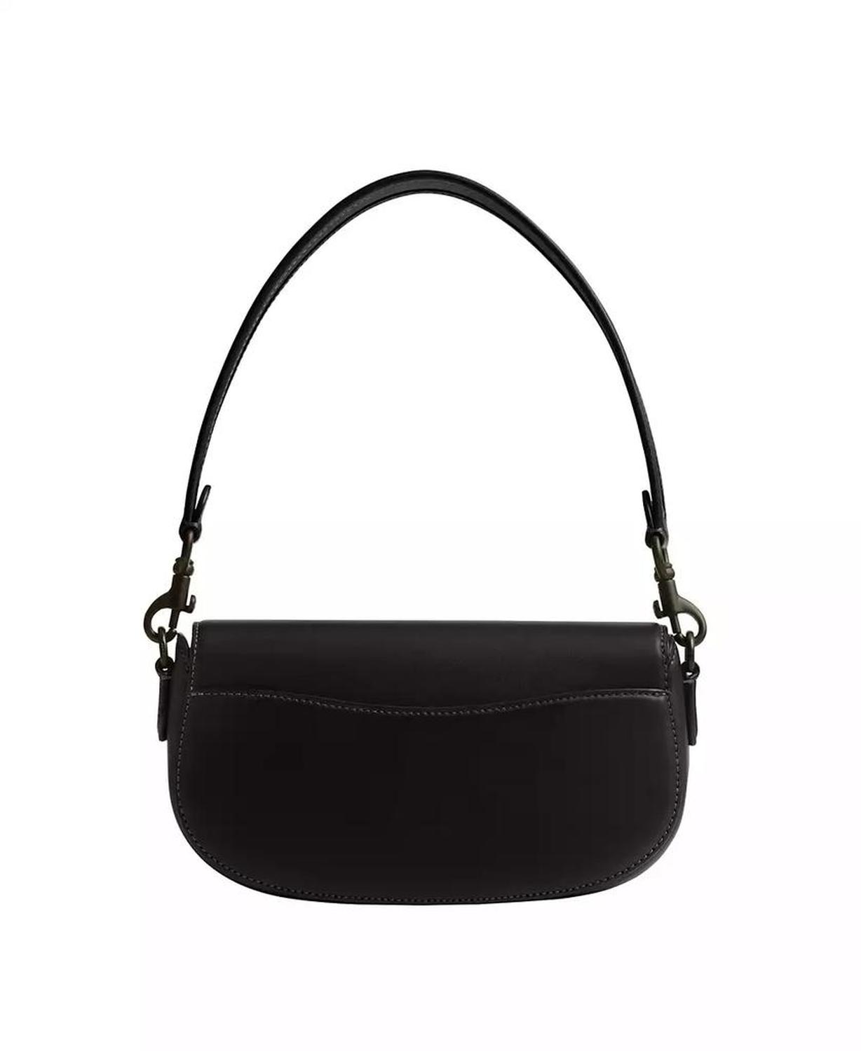 Emmy Leather Mini Saddle Bag