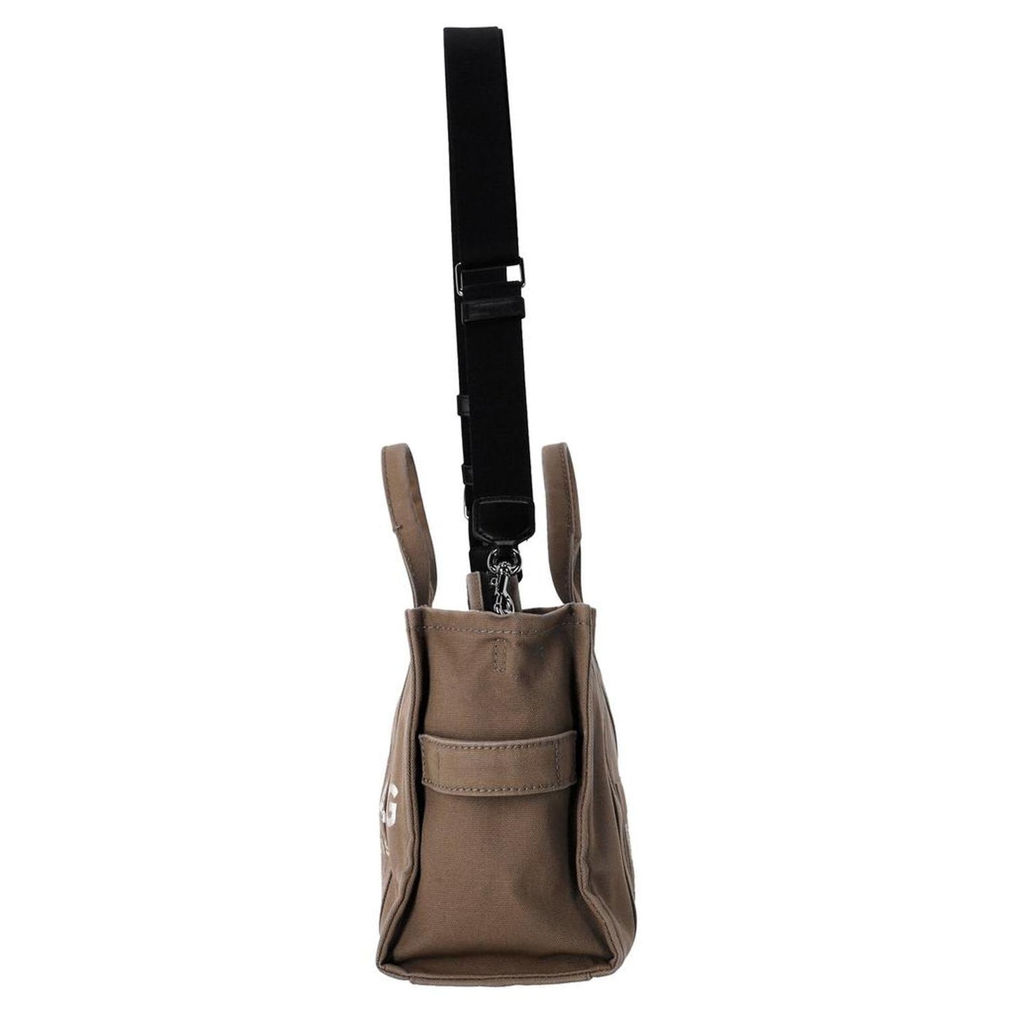 The Medium Tote Bag in Brown Cotton Canvas