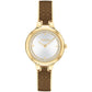 Women's Chelsea Gold-Tone and Bronze Signature C Bangle Watch 27mm