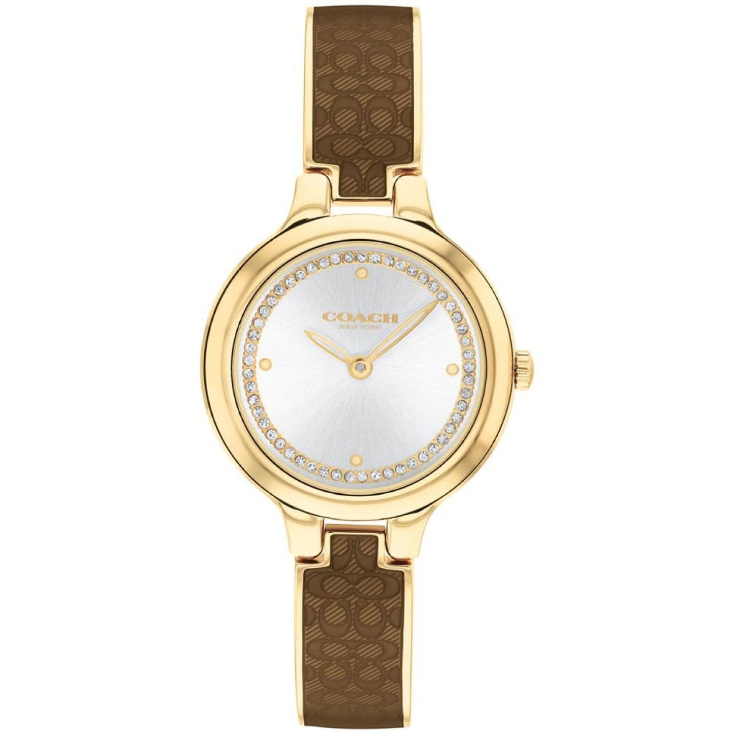 Women's Chelsea Gold-Tone and Bronze Signature C Bangle Watch 27mm