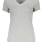 Guess Jeans Eco-Conscious V-Neck Logo Tee