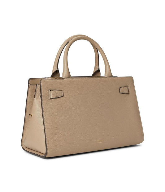 Tribeca Pebbled Leather Satchel