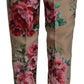 Dolce & Gabbana Floral High-Waist Dress Pants