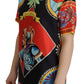 Dolce & Gabbana Glamourous Multicolor Silk Top