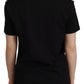 Dolce & Gabbana Chic Black Logo Cotton Tee for Women